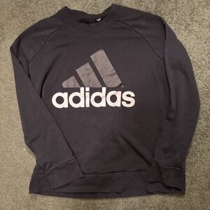 Black & White Adidas Women's X-Large Pull Over Sweatshirt